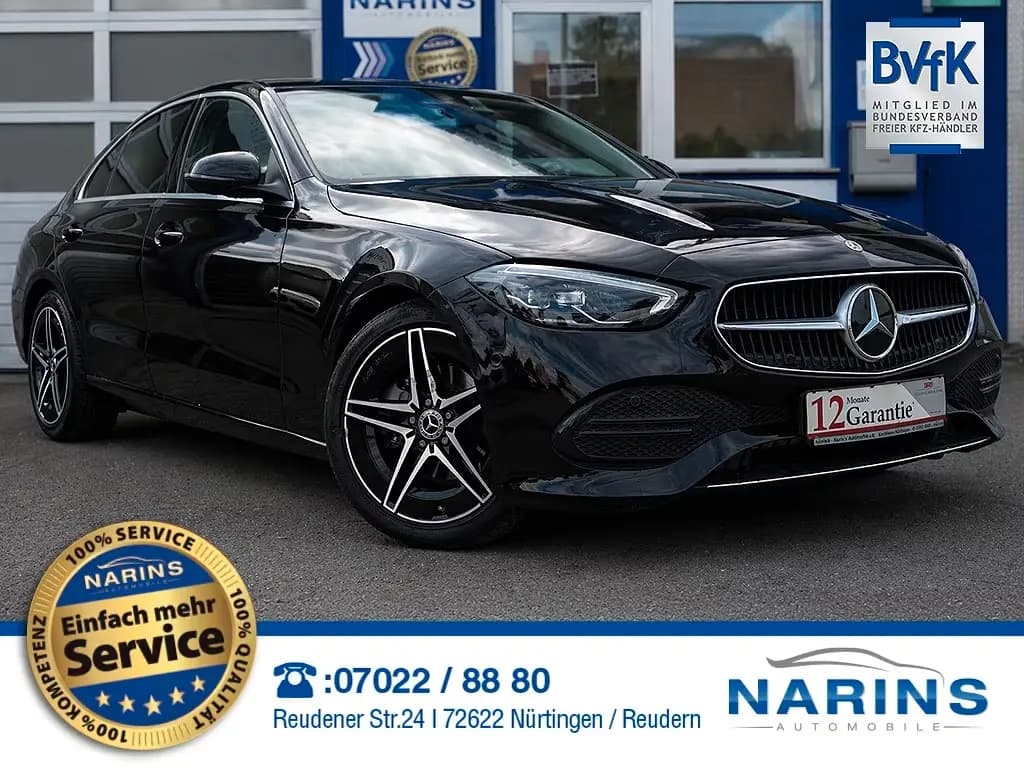 Main__Slider__Photo:Mercedes-Benz C-Class C220d Limousine Navi Kamera Klima SHZ AVANTGARDE 01/2022-0