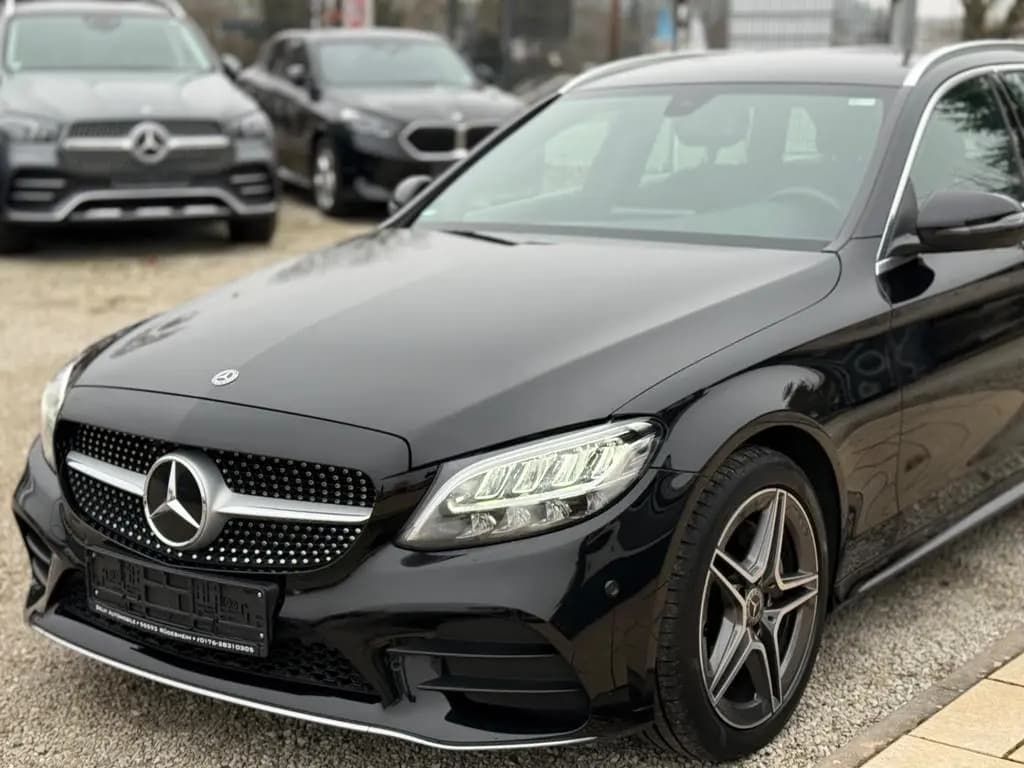 Main__Slider__Photo:Mercedes-Benz C-Class 200d 9G T-Modell AMG Line 3x LED 18 Zoll MoPf 12/2019-0