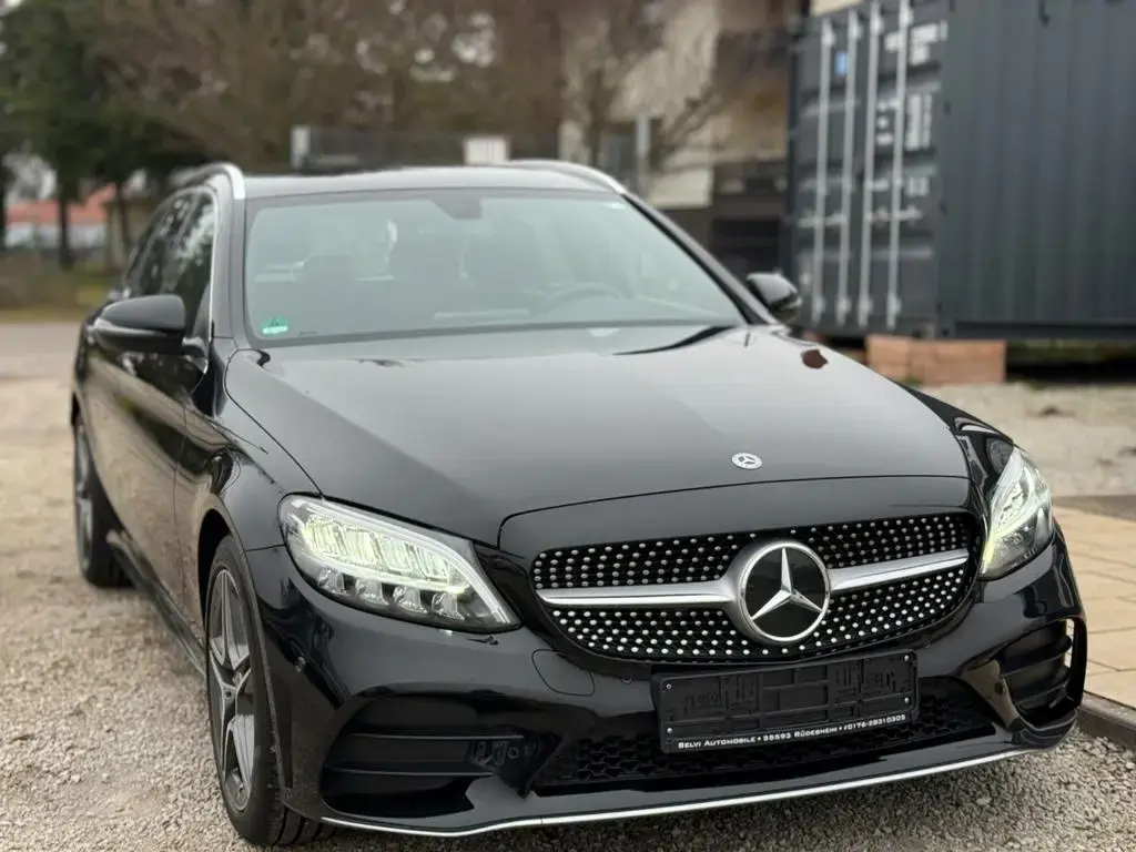 Main__Slider__Photo:Mercedes-Benz C-Class 200d 9G T-Modell AMG Line 3x LED 18 Zoll MoPf 12/2019-1