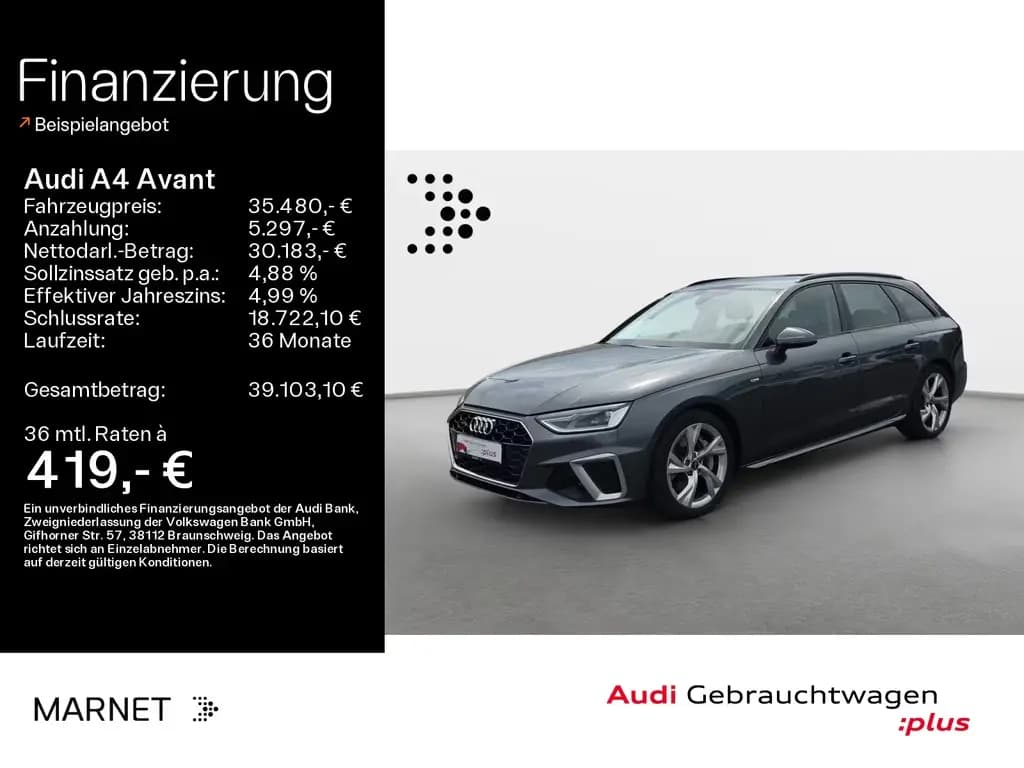 Main__Slider__Photo:Audi A4 Avant 50 TDI quattro S line*Navi*Alu*AHK*PDC* 01/2022-0