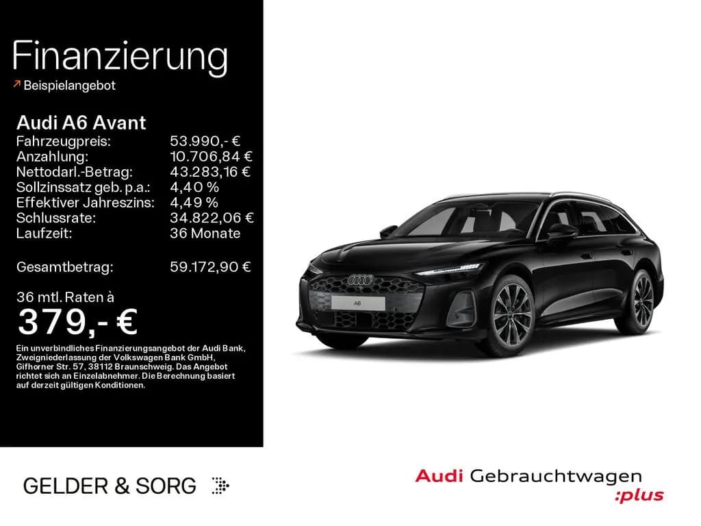 Main__Slider__Photo:Audi A6 Avant 40 TDI quattro TechPlus*Matrix*AHK*Pano 09/2025-0