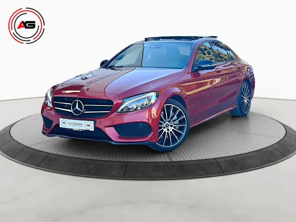 Main__Slider__Photo:Mercedes-Benz C-Class 300 AMG-LINE LED CARPLAY BURMESTER PANO 360° 02/2018-0