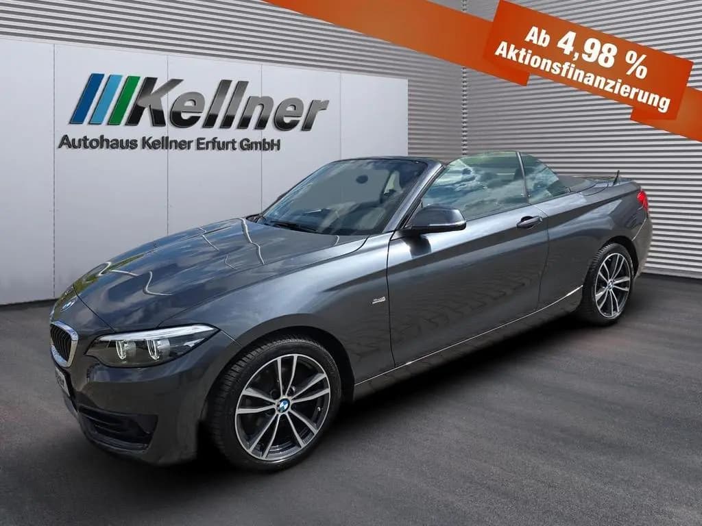 Main__Slider__Photo:BMW 2 Series 220 i Cabrio Aut. Sport Line+ACC+LED+LenkradHeiz 05/2018-0