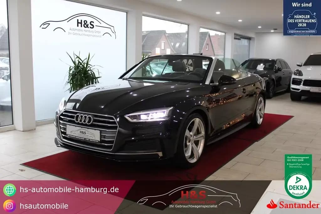 Main__Slider__Photo:Audi A5 Cabriolet 2.0 TFSI quattro S-LINE-*MEMORY*NAV 10/2017-0