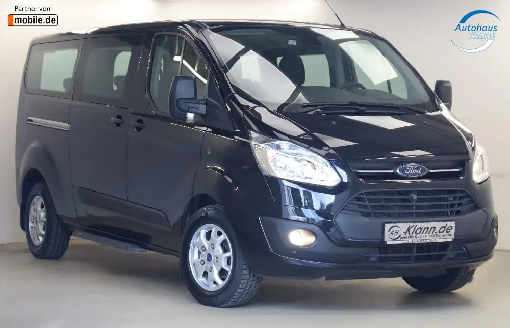 Main__Slider__Photo:Ford Transit Custom L2 2.2TDCi 125PS AHK PDC 9Sitzer 06/2014-0