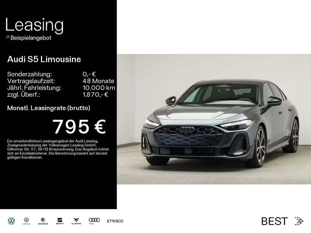 Main__Slider__Photo:Audi S5 Limousine TFSI MEMORY*TECHPRO*MATRIX*B&O*AHK* null-0