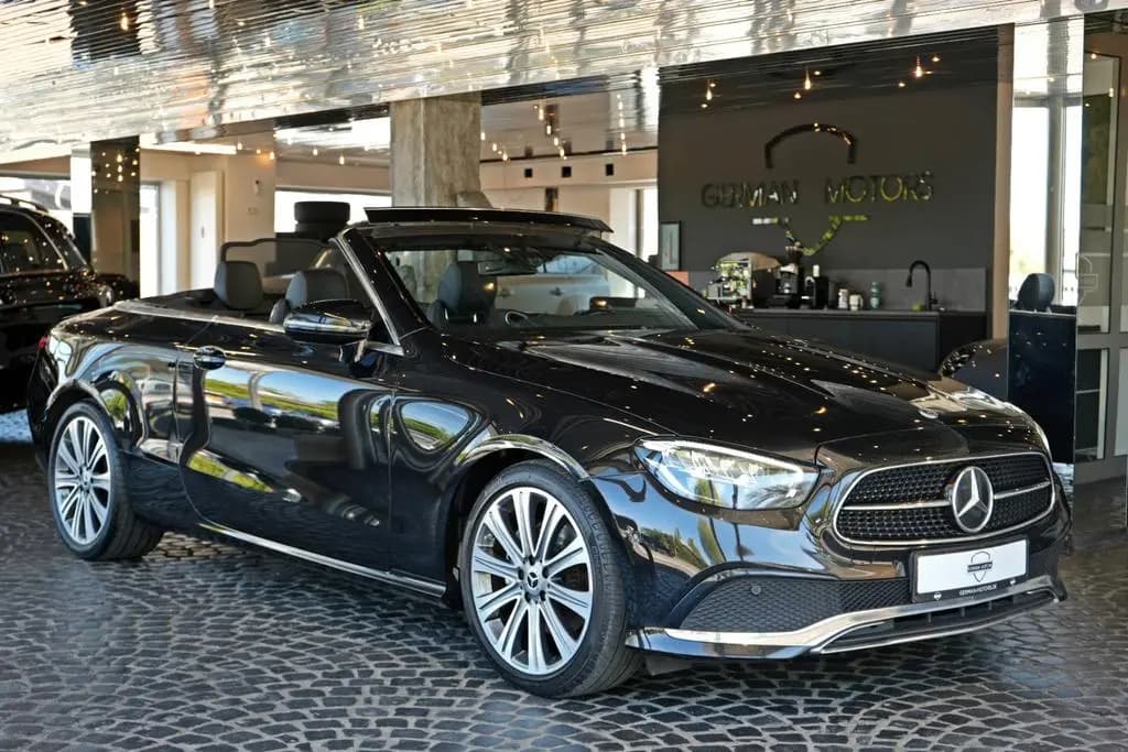 Main__Slider__Photo:Mercedes-Benz E-Class 200 Cabrio 9G-Tronic *LEDER|BURMESTER|KAMERA* 05/2021-0