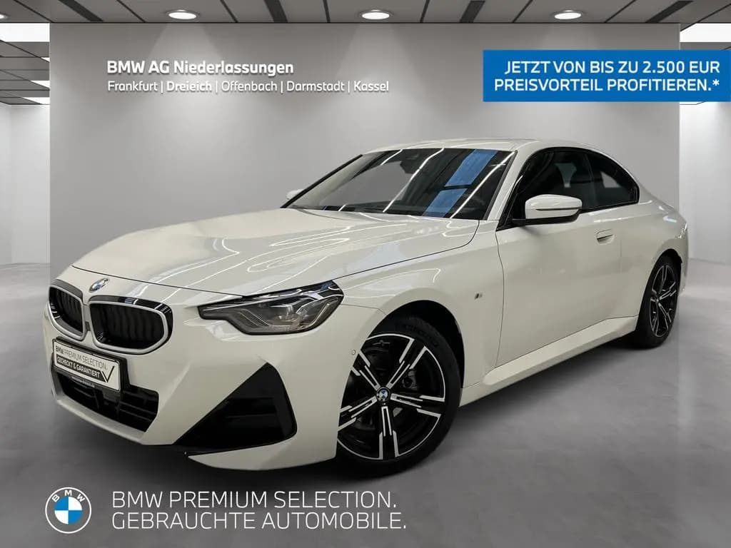 Main__Slider__Photo:BMW 218 i Coupé M Sport Navi AHK Kamera HiFi LED 05/2025-0