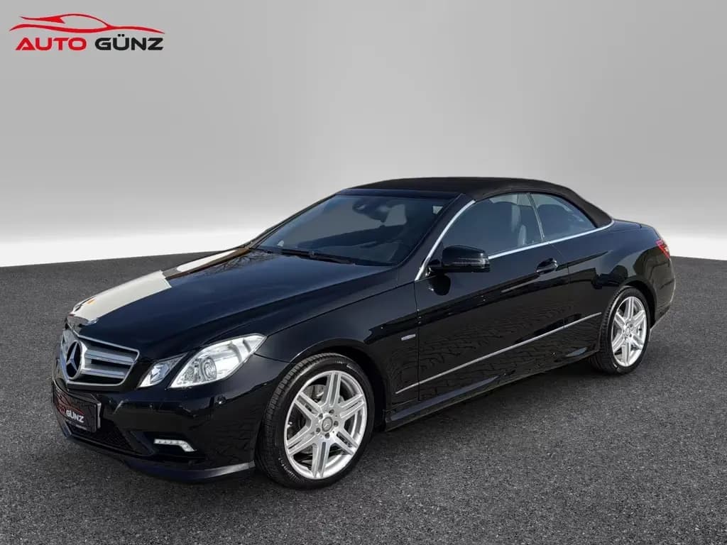 Main__Slider__Photo:Mercedes-Benz E 350 CGI Cabrio AMG Line Aut.*Navi-Leder-18Zoll 05/2010-0