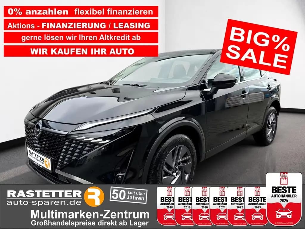 Main__Slider__Photo:Nissan Qashqai acenta Navi+ACC+360+Winter+PDC+Klimaaut+ 03/2025-0