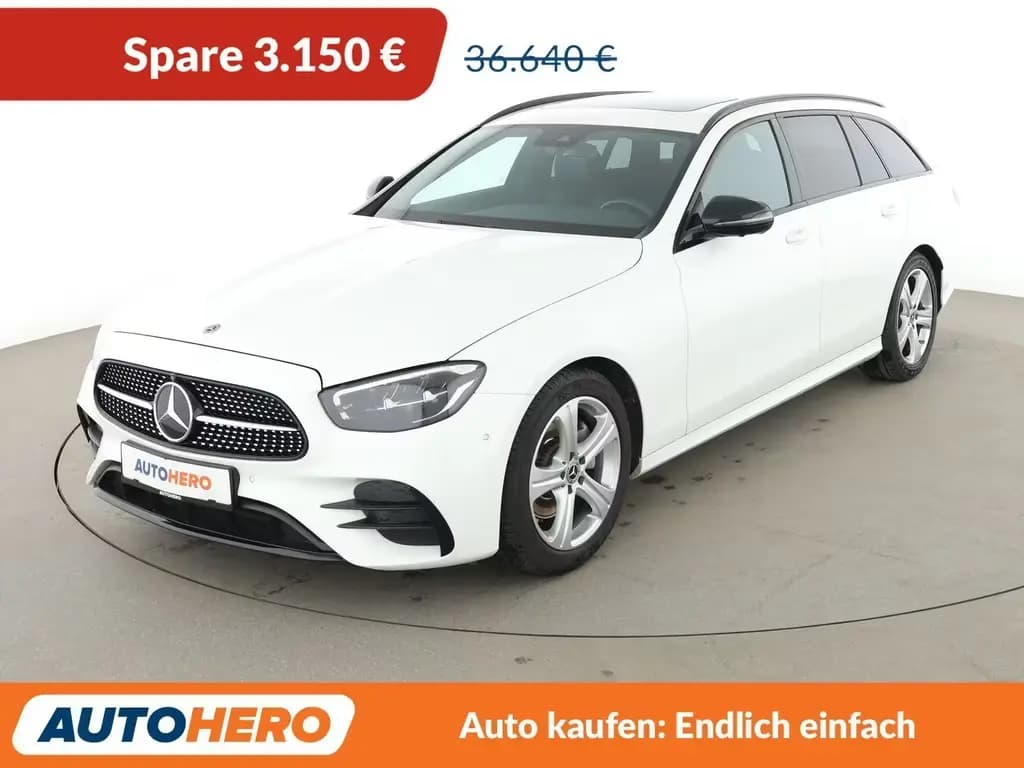 Main__Slider__Photo:Mercedes-Benz E 200 E-Klasse E 200 T AMG Line Aut.*NAVI*TEMPO*LED* 01/2021-0