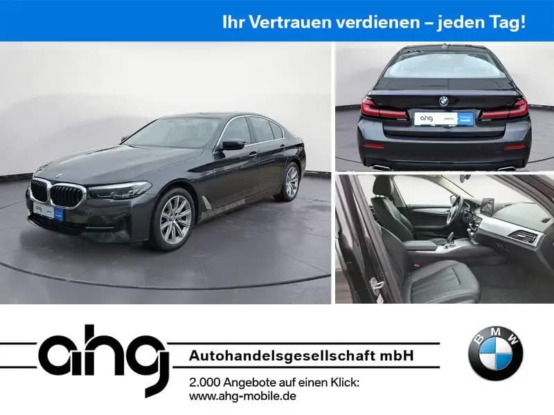 Main__Slider__Photo:BMW 5 Series 520d xDrive Aut. Klimaaut. Glasdach Head-Up AHK 12/2022-0