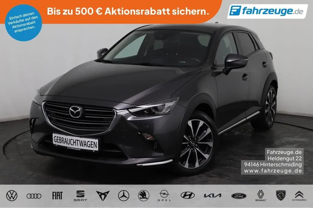 Main__Slider__Photo:Mazda CX-3 2.0 SKYACTIV-G *NAVI*HUD*Leder*LED*SHZ*PDC* 01/2019-0