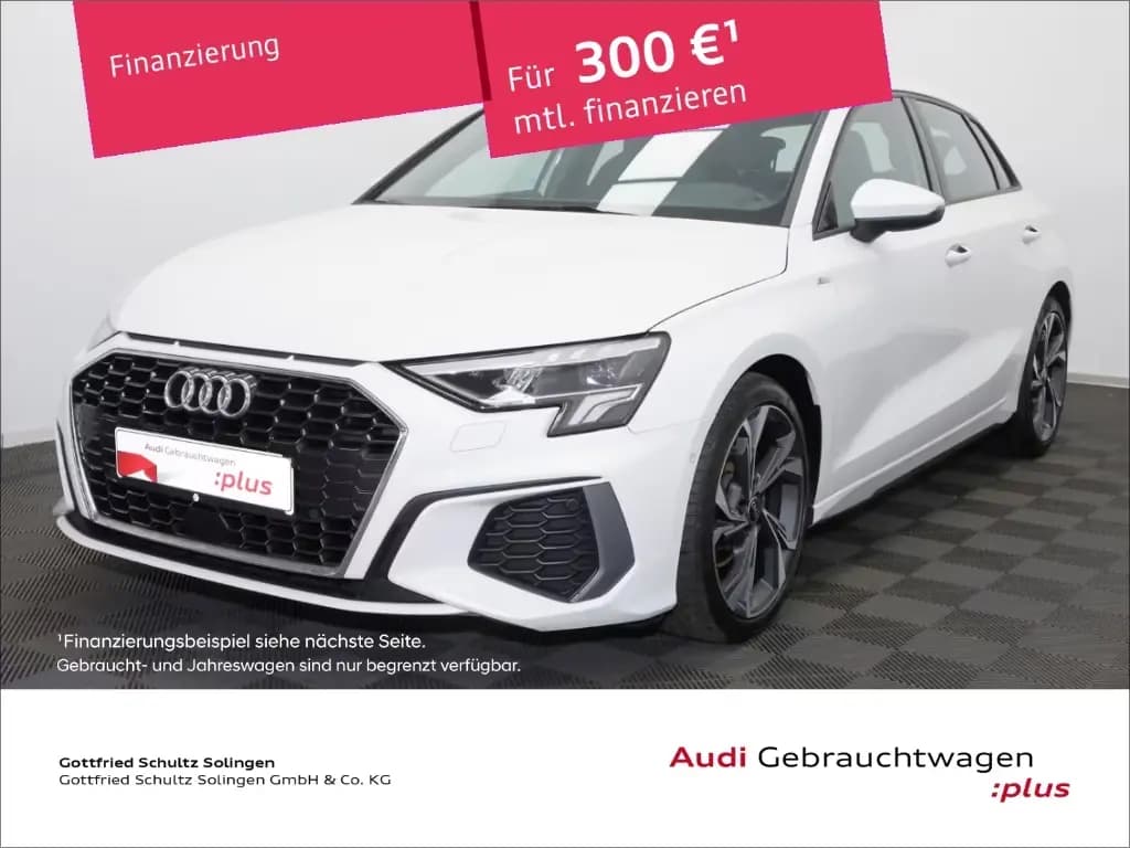 Main__Slider__Photo:Audi A3 Sportback 30 TFSI S line 18 HUD RFK LED Leder 03/2023-0