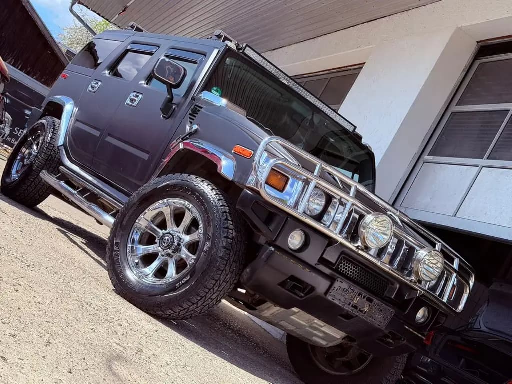 Main__Slider__Photo:Hummer H2 6.0 V8 *BLACK-CHROM*( OFFROAD-PAKET ) VOLL 07/2005-0
