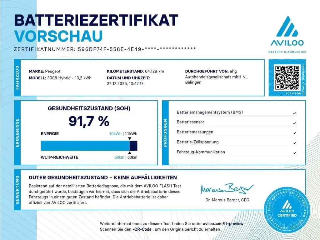 Main__Slider__Photo:Peugeot 3008 HYBRID 225 e-EAT8 GT Navi LED Scheinwerfer 12/2021-1