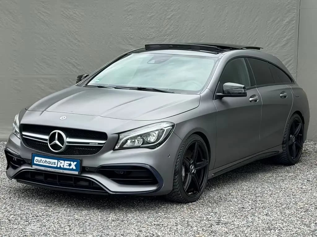 Main__Slider__Photo:Mercedes-Benz CLA Shooting Brake 45 AMG 4Matic PANO ALCANTARA 12/2017-0