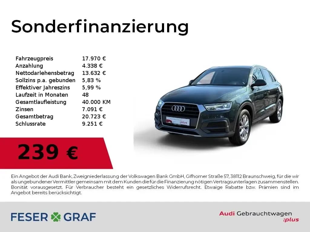 Main__Slider__Photo:Audi Q3 Design 1.4 TFSI SHZ/Bluetooth/GRA/AHK/PDC+/Xe 08/2018-0