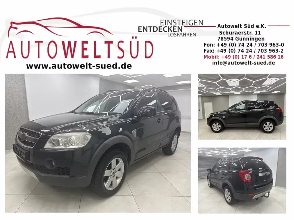 Main__Slider__Photo:Chevrolet Captiva 2.4l 7 Sitzer AHK T-Leder 1. Hand 06/2009-0