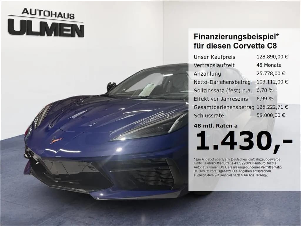Main__Slider__Photo:Corvette C8 Stingray Cabriolet 3LT 2026 Vollausstattung null-0