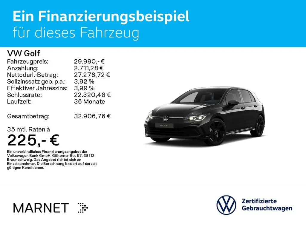 Main__Slider__Photo:Volkswagen Golf VIII 1.5 eTSI R-Line Black Style DSG *Navi* 04/2024-0