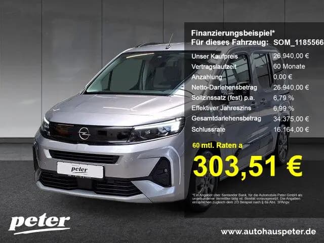 Main__Slider__Photo:Opel Combo 1.5 D GS Automatik 5-Sitzer Sitzheizung 04/2024-0
