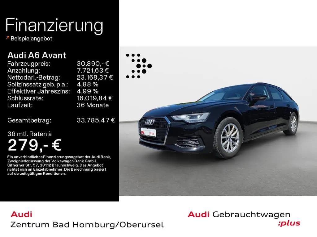 Main__Slider__Photo:Audi A6 Avant 45 TDI quattro*Navi*LED*Alu*AHK*PDC*Aud 03/2023-0