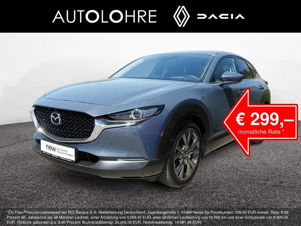 Main__Slider__Photo:Mazda CX-30 SKYACTIV-X 2.0 M Hybrid AHK HUD LED 360° 07/2020-0