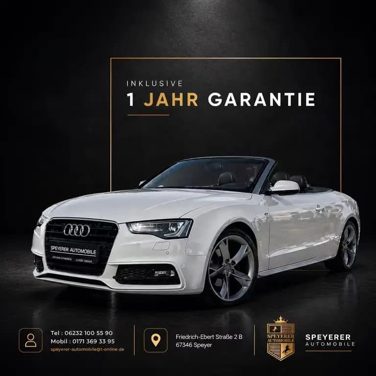Main__Slider__Photo:Audi A5 Cabriolet S line |XEN|SHZ|NAVI|AUTOMATIK|PDC| 04/2014-0