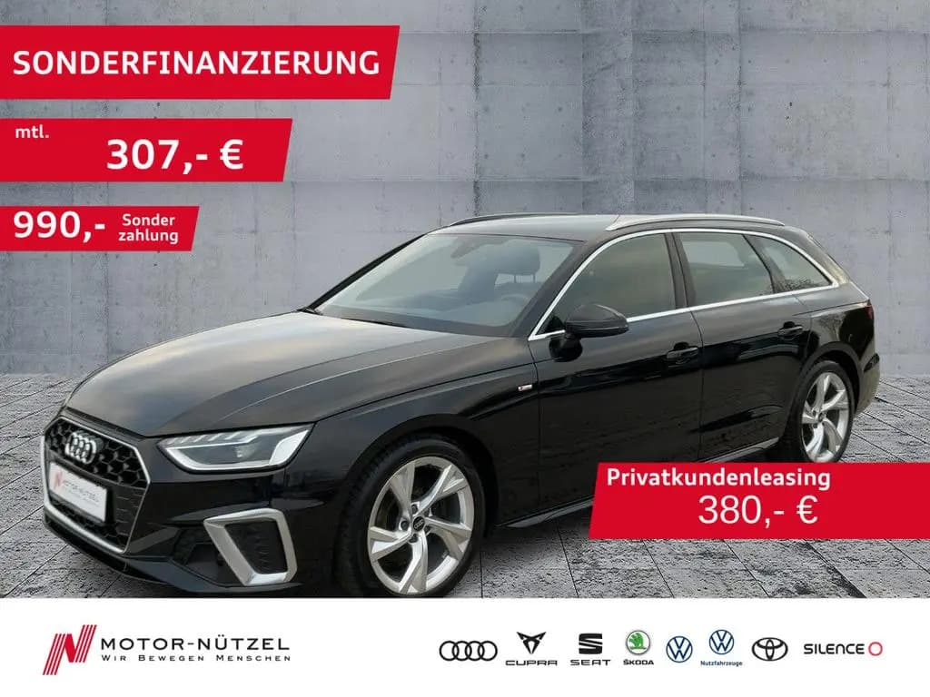 Main__Slider__Photo:Audi A4 Avant 35 TFSI S-TR S-LINE 5JG+LED+NAV+AHK-Vob 06/2021-0