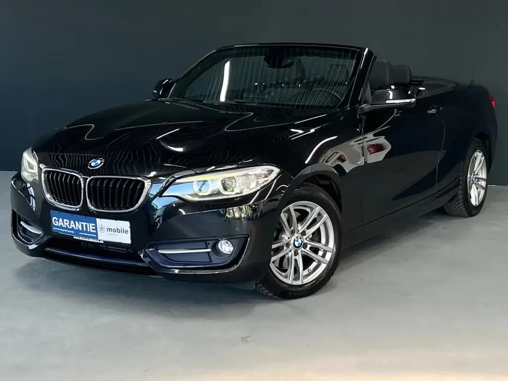 Main__Slider__Photo:BMW 2 Series i Cabrio Sport SHZ Navi Leder LED PDC 07/2015-0