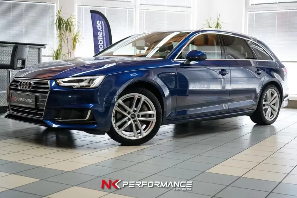 Main__Slider__Photo:Audi A4 Avant quattro S-LINE/ PANO/ 360°/ AHK / MMI+ 04/2017-0
