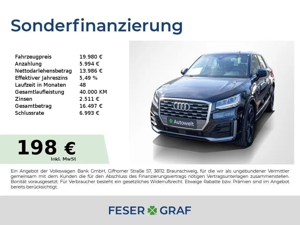 Main__Slider__Photo:Audi Q2 S-line 35 TFSI S tronic AHK/Kamera/SHZ/Navi 11/2018-0