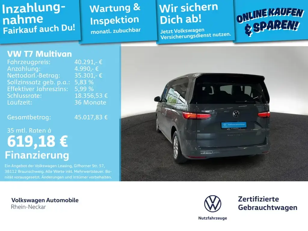 Main__Slider__Photo:Volkswagen T7 Multivan Multivan TDI Life 7 Sitze Automatik LED UVM 06/2023-1