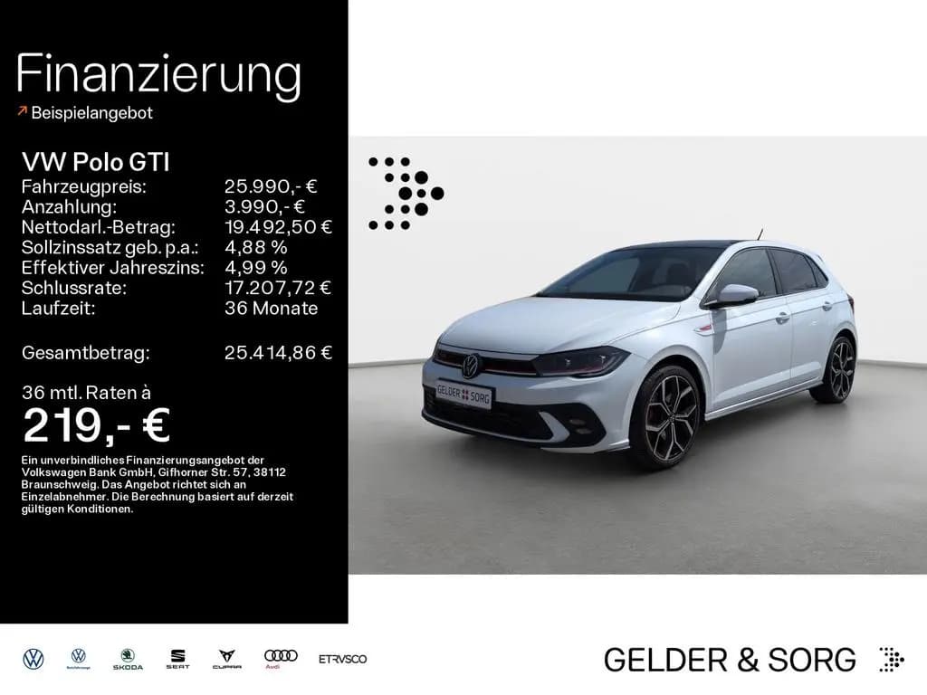 Main__Slider__Photo:Volkswagen Polo GTI 2.0 TSI BeatsAudio*RFK*ACC*Pano*Matrix 06/2023-0