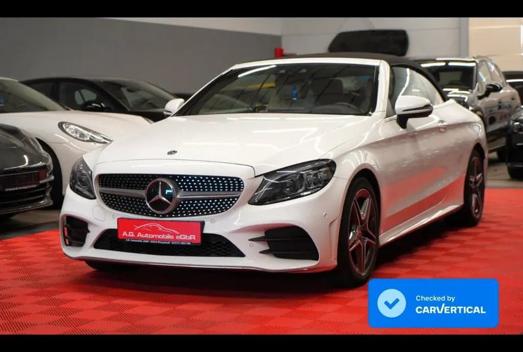 Main__Slider__Photo:Mercedes-Benz C-Class 300d AMG 9G Cabrio 1.Hand*Acc*Navi*RFK* 01/2019-0