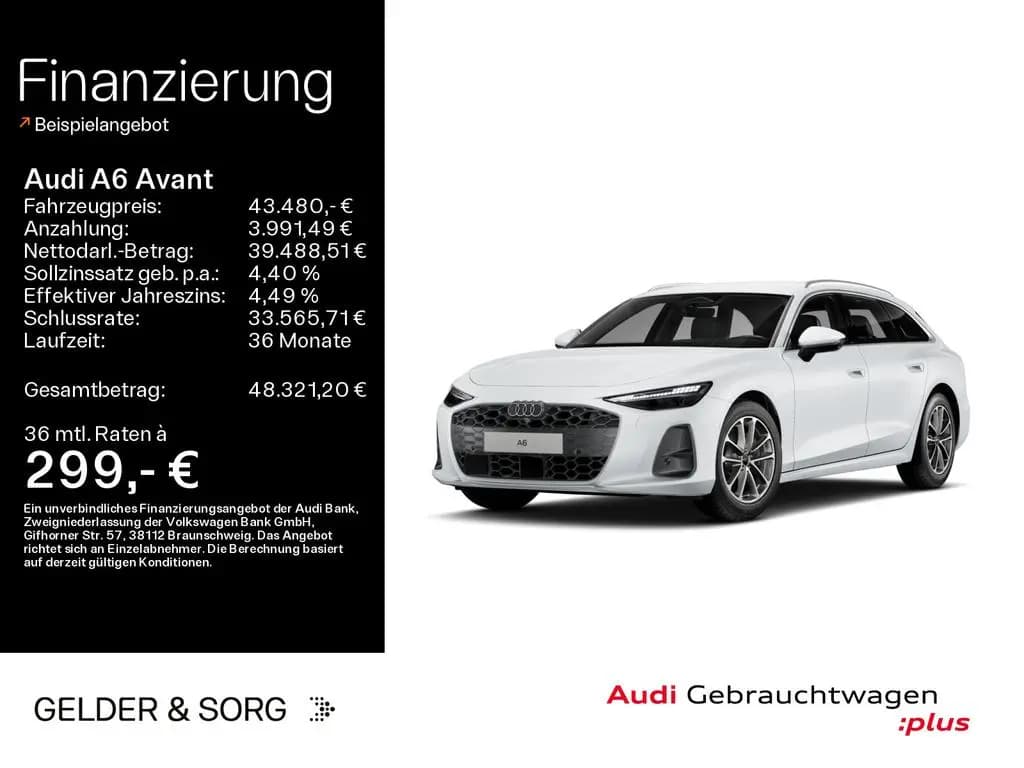 Main__Slider__Photo:Audi A6 Avant TDI 150 kW TechPlus*Matrix*AHK*ACC*360° 09/2025-0