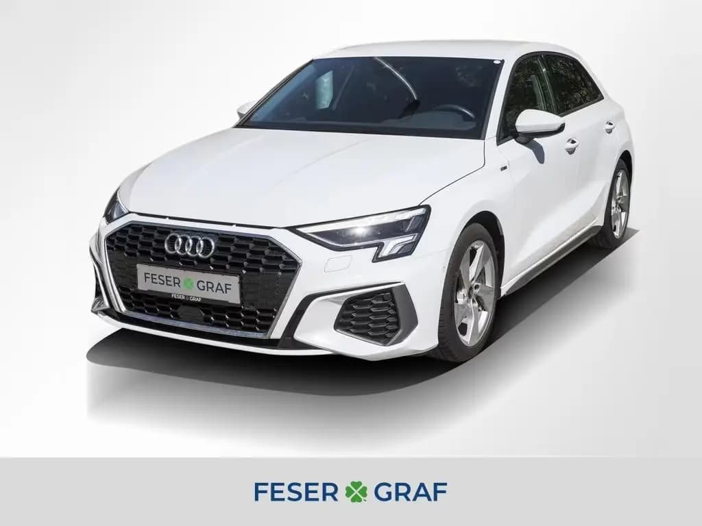 Main__Slider__Photo:Audi A3 Sportback 35 TDI S line Ext. Navi RüKa Sitzh. 03/2023-0