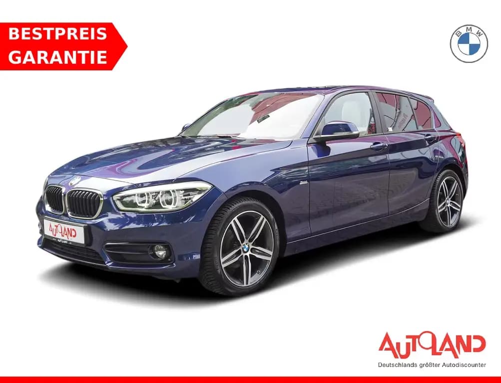 Main__Slider__Photo:BMW 118 i Sport Line Navi AHK Tempomat Sitzheizung 03/2017-0