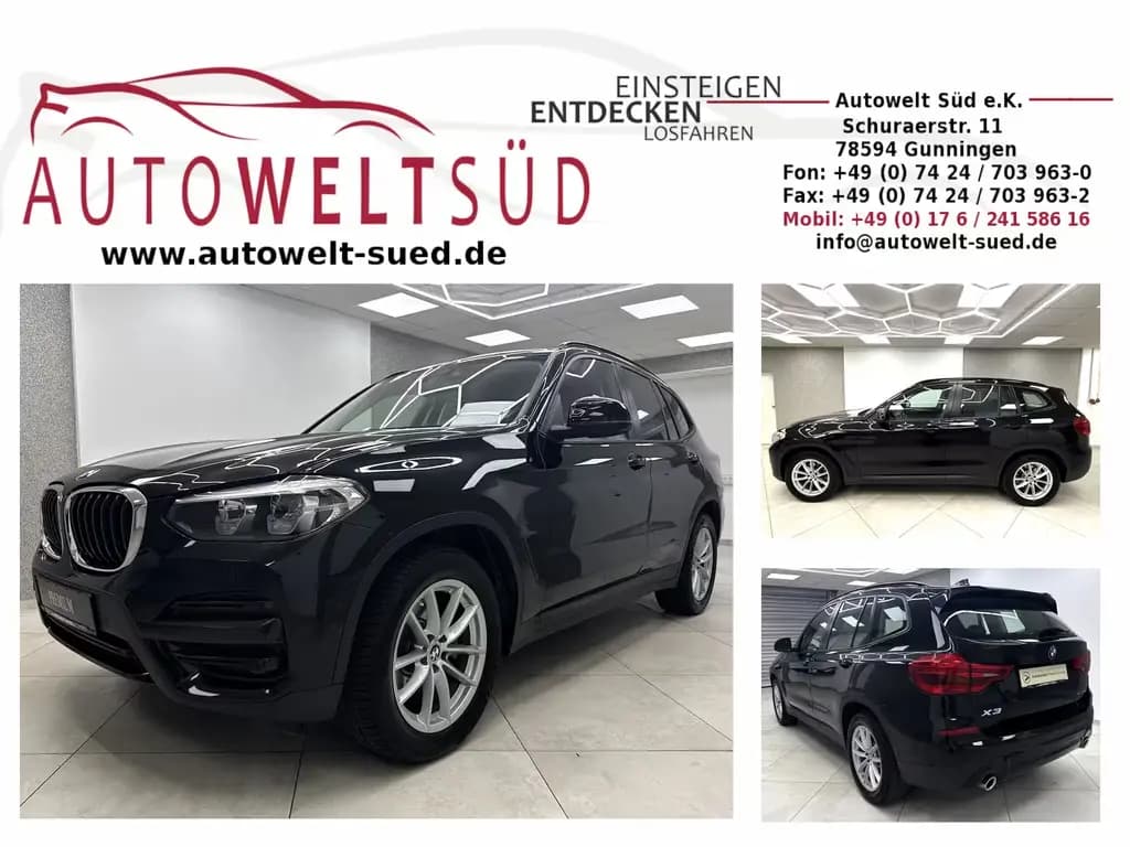 Main__Slider__Photo:BMW X3 2.0d xDrive Panorama Navi T-Leder SHZ Tempoma 11/2018-0