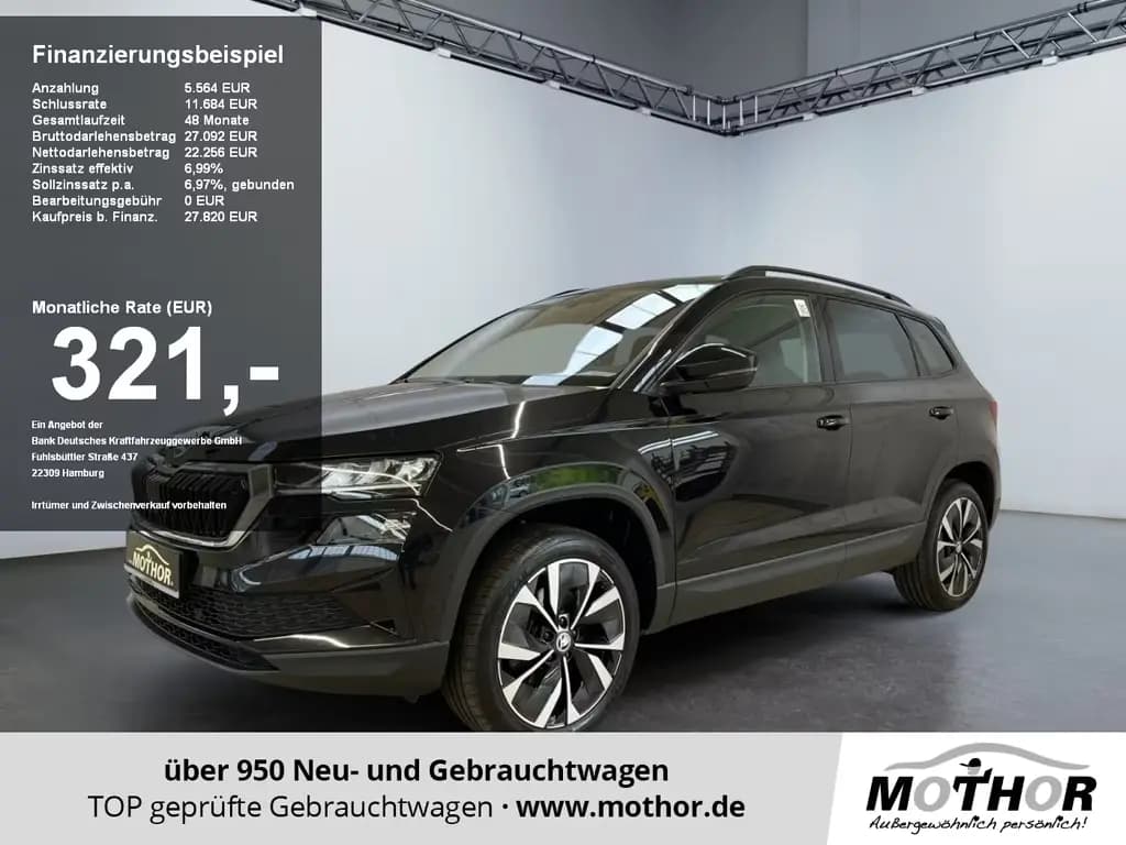 Main__Slider__Photo:Skoda Karoq Style 1.5 TSI DSG Frontscheibe beheizbar 02/2023-0