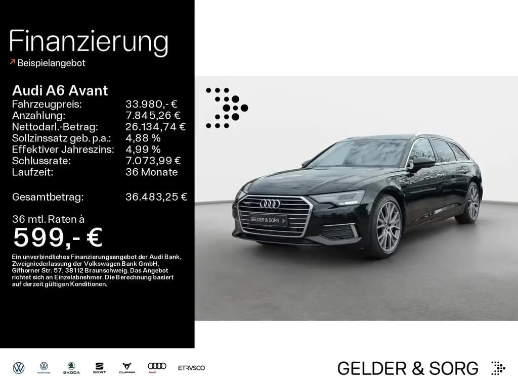 Main__Slider__Photo:Audi A6 Avant 45 TDI qu.*Pano*Virtual*19"Alu*AHK*LED* 11/2019-0