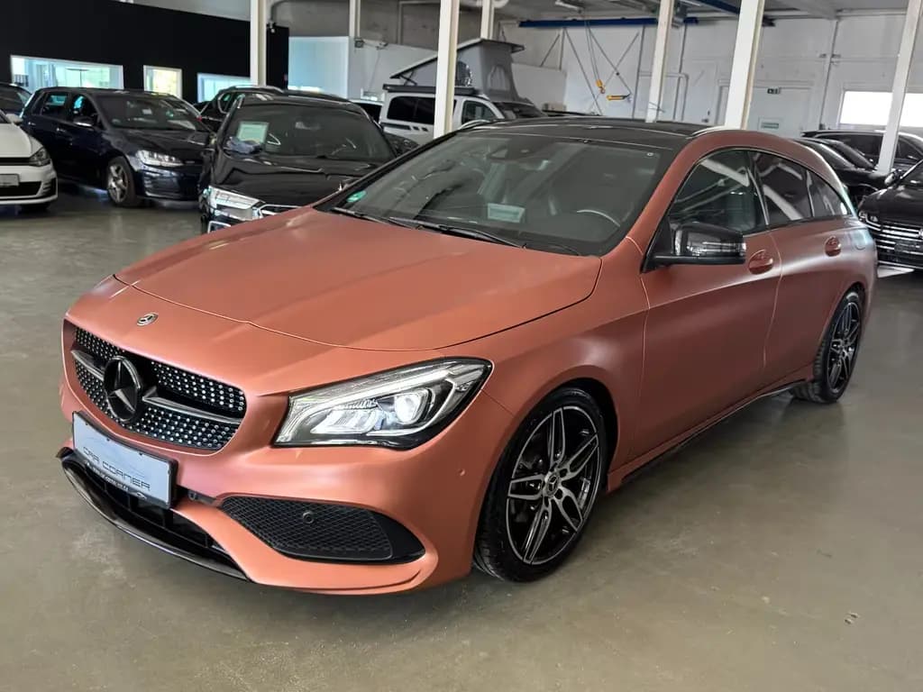 Main__Slider__Photo:Mercedes-Benz CLA 200 Shooting Brake CLA 200 SB 3X AMG LINE NIGHT LED MATT FOLIERT 11/2018-0