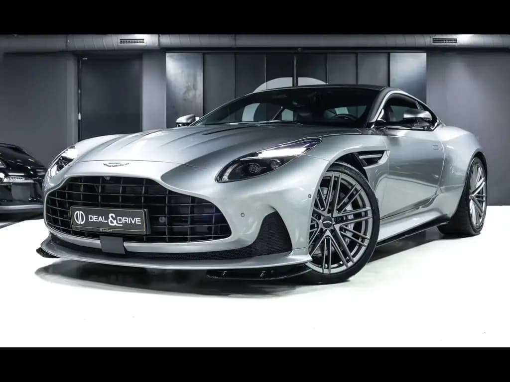 Main__Slider__Photo:Aston Martin DB12 COUPE 4.0 V8°ALUMINITE SILVER°21'' 06/2024-0