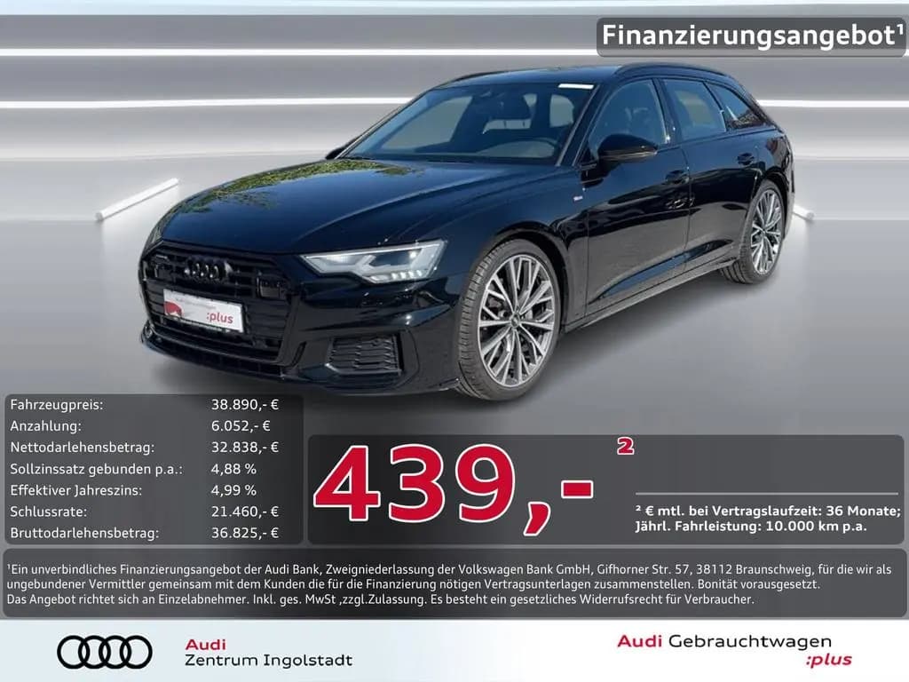 Main__Slider__Photo:Audi A6 Avant 50 TDI qu S line Sport LED ACC PDC+ 21" 12/2022-0