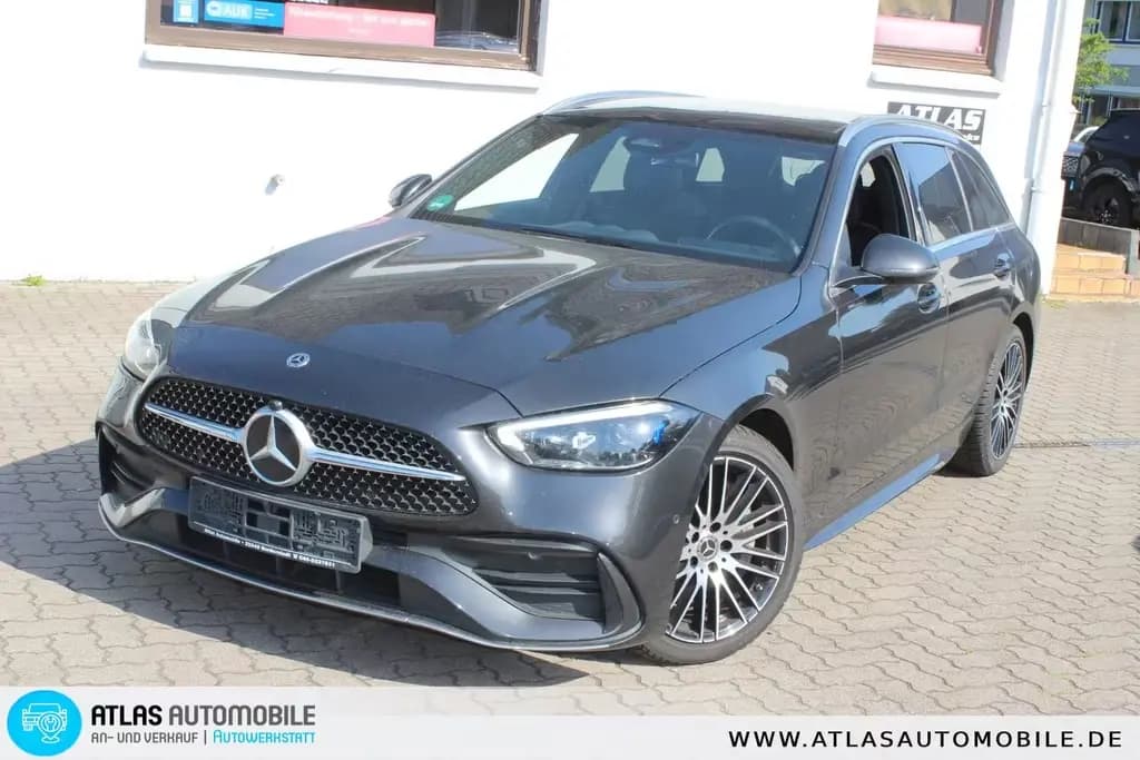 Main__Slider__Photo:Mercedes-Benz C-Class T d AMG Line=PANO=LED=Keyles=AHK=Ambiente 03/2023-0