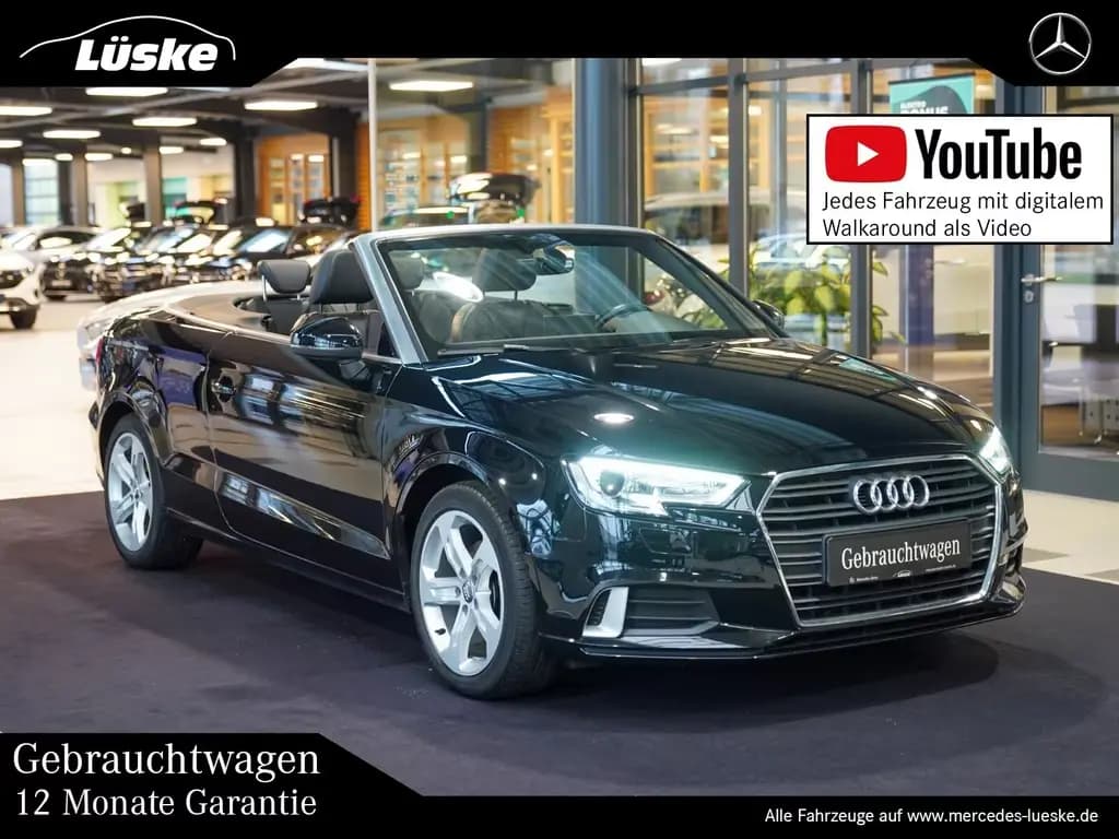 Main__Slider__Photo:Audi A3 Cabrio 1.4 TFSI sport Xenon Windschott Navi 05/2018-0