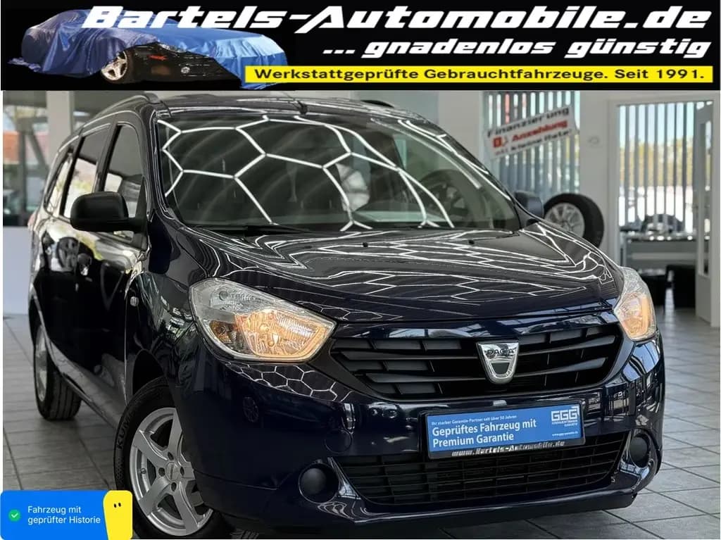 Main__Slider__Photo:Dacia Lodgy 1.6 Essentiel, 2.Hand, Alu, AHK, HU neu ! 03/2016-0