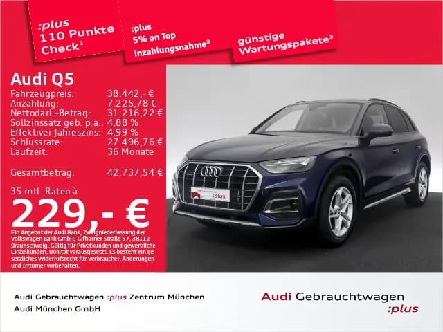 Main__Slider__Photo:Audi Q5 40 TDI qu. S tronic AHK/Navi+/Kamera 07/2023-0