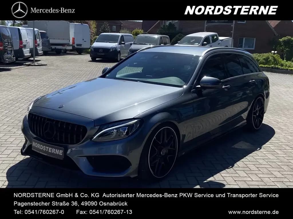 Main__Slider__Photo:Mercedes-Benz C 250 T 43er Felgen AMG Line Volleder Navi LED 03/2017-0